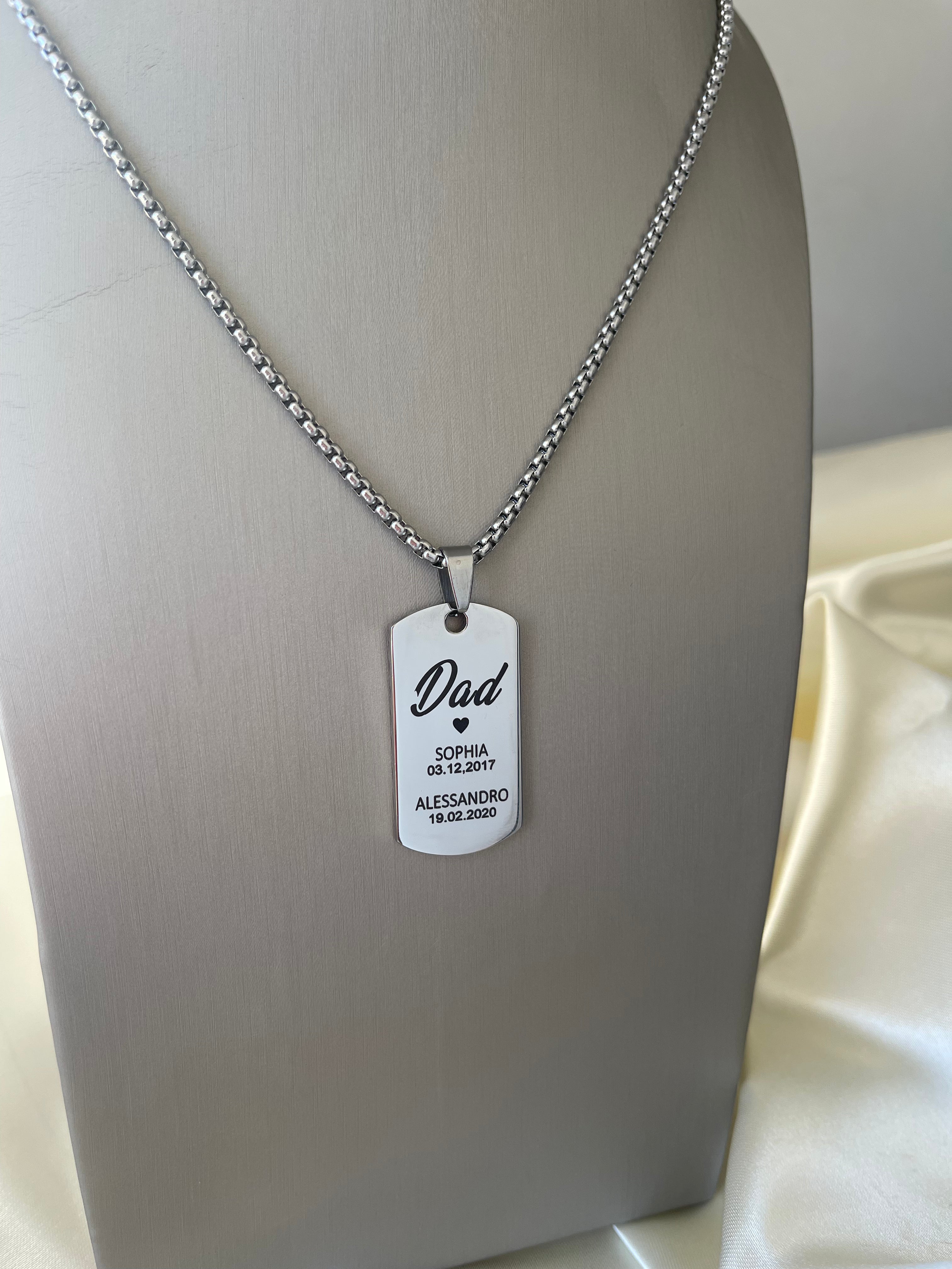 Collana Con Nome Acciaio Inossidabile Donna Collana Con Nome Acciaio Inossidabile Donna