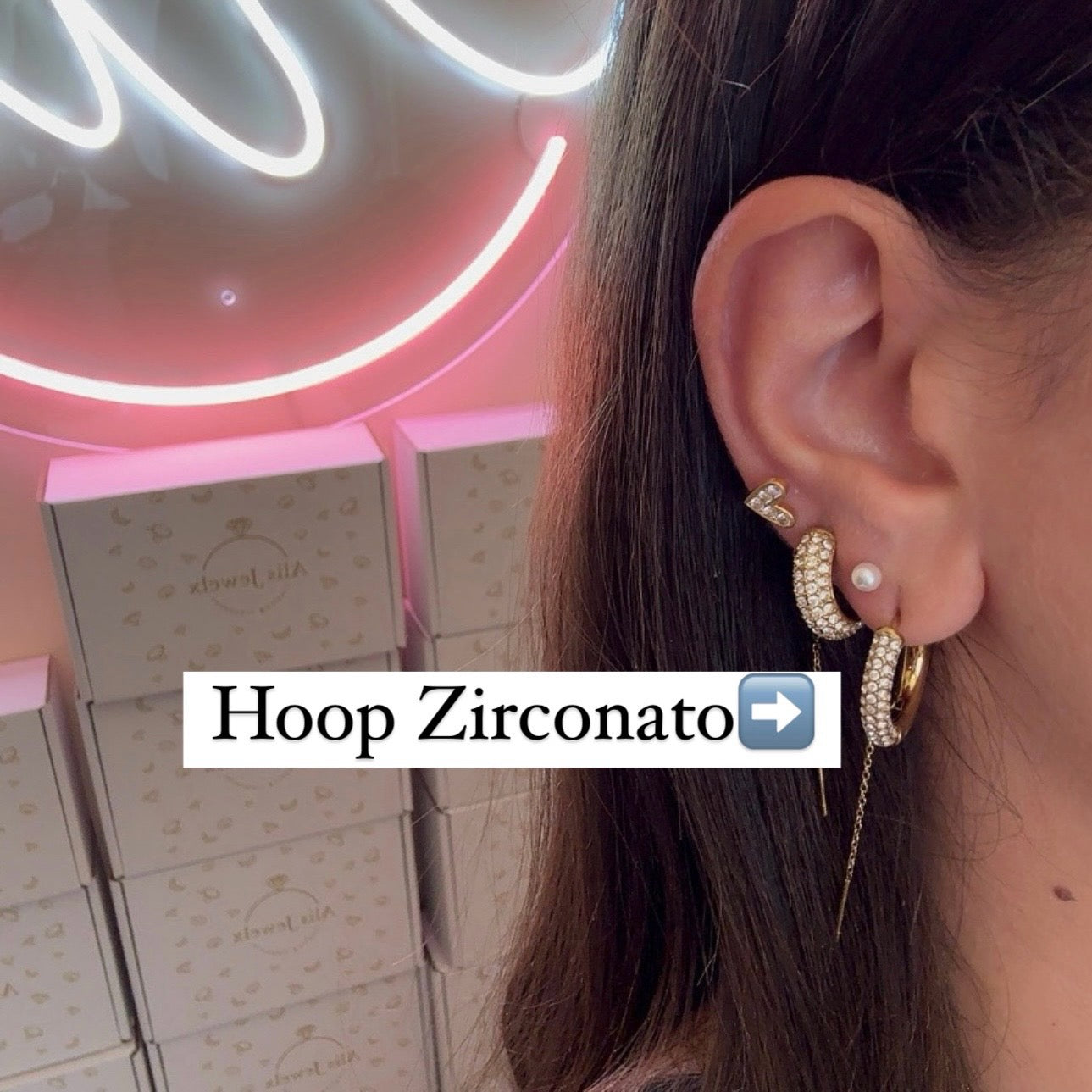 Hoop zirconato COPPIA