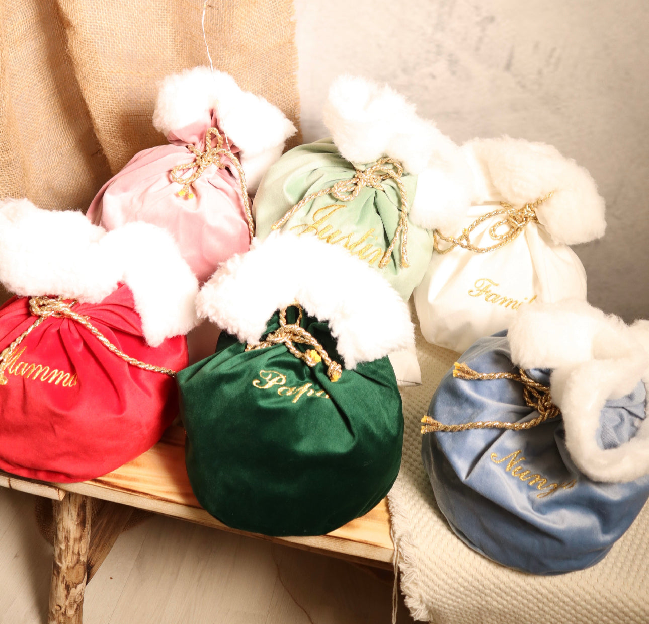 Sacchetto Befana / Natalizio con nome