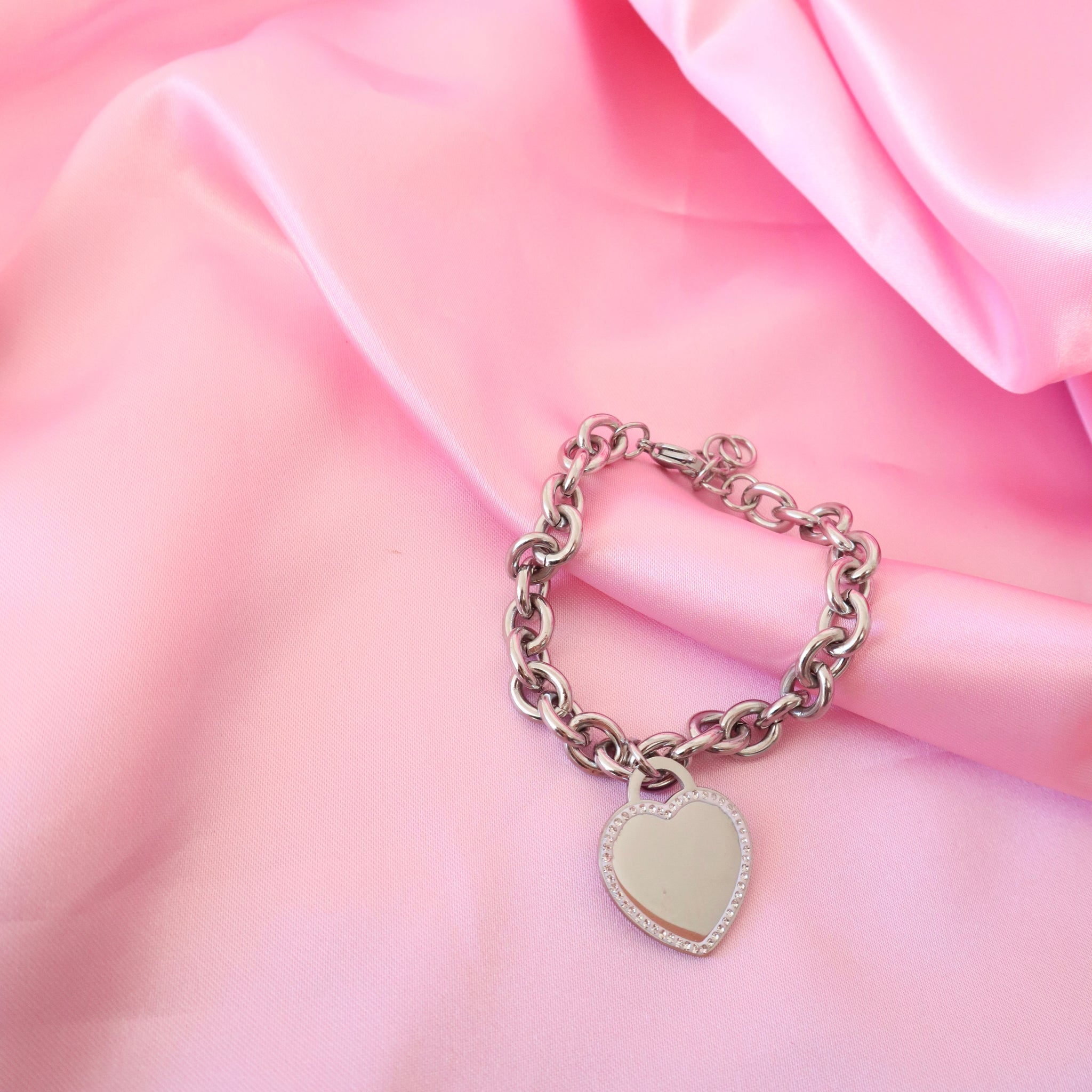 Bracciale catena con Cuore