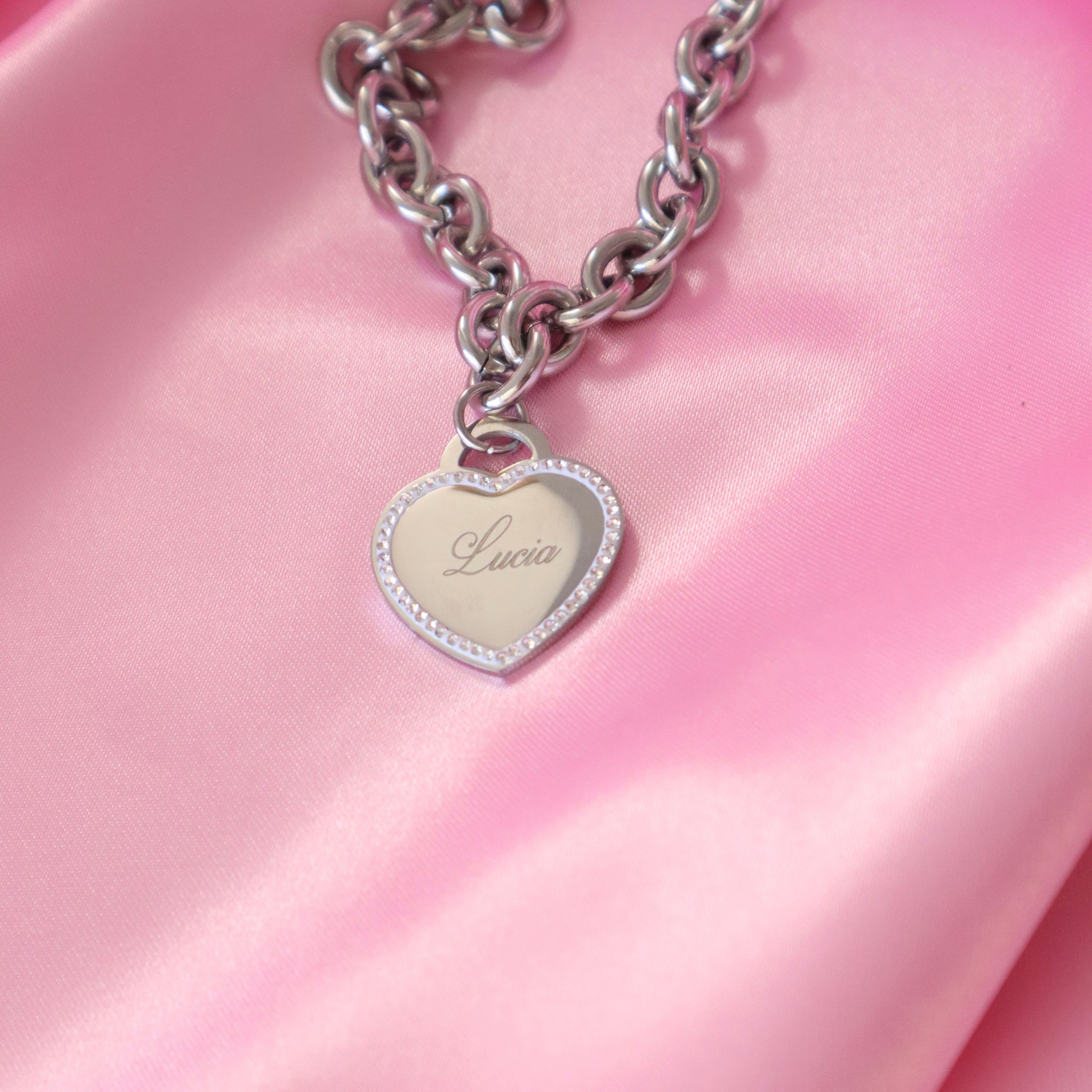 Bracciale catena con Cuore